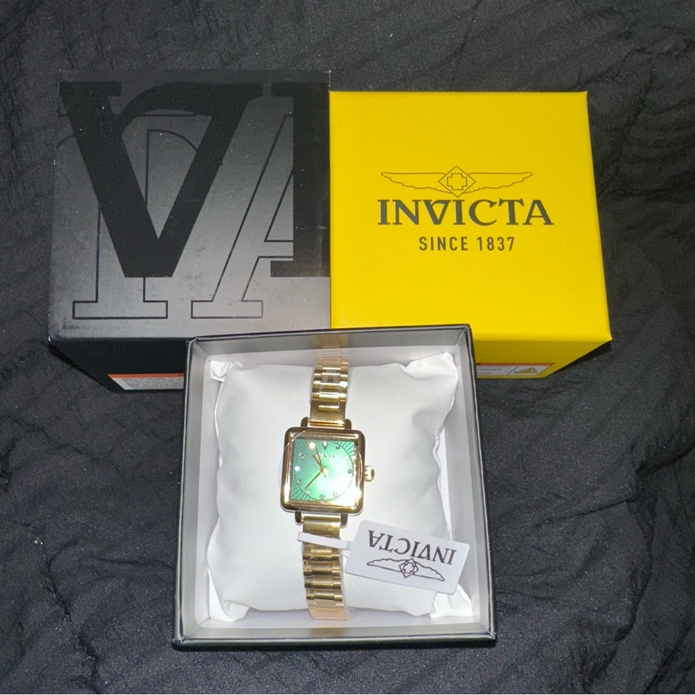 Invicta Wildflower Women's Watch - 22mm, Gold & Green (69429) - Picture 3 of 10